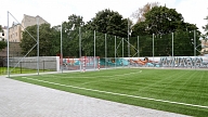 Par 1,4 miljoniem eiro pārbūvē sporta laukumu pie Bauskas 2.vidusskolas