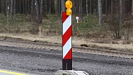 Uz reģionālā autoceļa no Preiļiem līdz Kastīrei būvnieki labos defektus