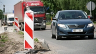 Uz Vidzemes šosejas pirms Bērzkroga sākas būvdarbi