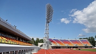 Vairākkārt akcentējot iekļaušanos termiņā un atvēlētajos līdzekļos, atklāj atjaunotās Daugavas stadiona tribīnes