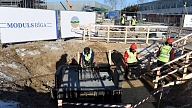 Ventspilī iemūrēs kapsulu Kurzemes rajona tiesas nama piebūvē