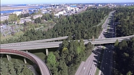 Sarkandaugavas pārvada būvniecība norit pēc plāna (FOTO+VIDEO)