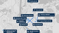Satiksmes infrastruktūras atjaunošana un izbūve Rīgā 2021. gadā (KARTE)