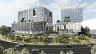 Rīgas zaļākā biroju kompleksa VERDE būvniecība sasniegusi jau pusi