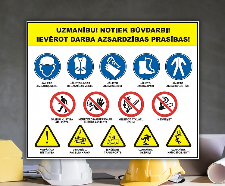 Būvniecības darba drošības kontrolsaraksts: kādi aizsardzības līdzekļi jānodrošina būvobjektā?