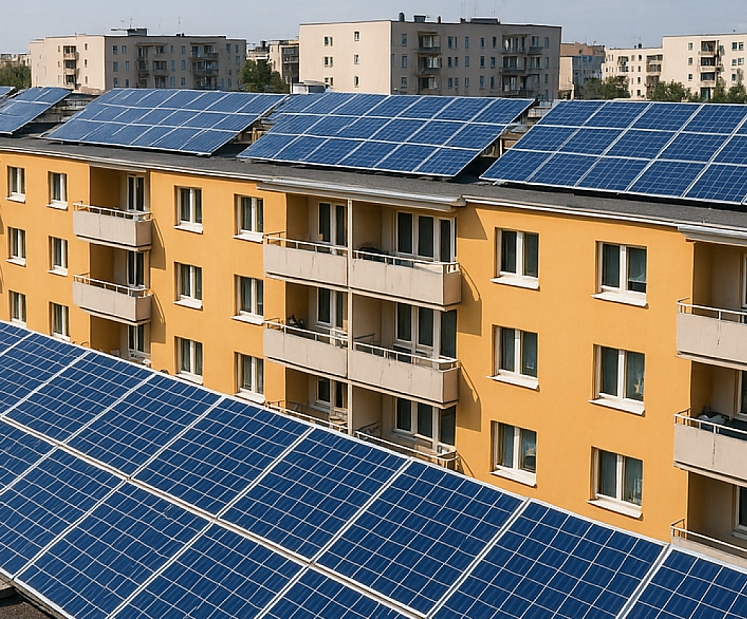 Apstiprināta atbalsta programma videi draudzīgas enerģijas ražošanas iekārtu iegādei daudzdzīvokļu māju īpašniekiem, energokopienām, pašvaldībām un valsts iestādēm