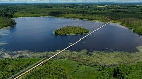 VNĪ: Latvijas – Baltkrievijas robežas infrastruktūras izbūve sauszemes posmos tuvojas noslēgumam (FOTO)