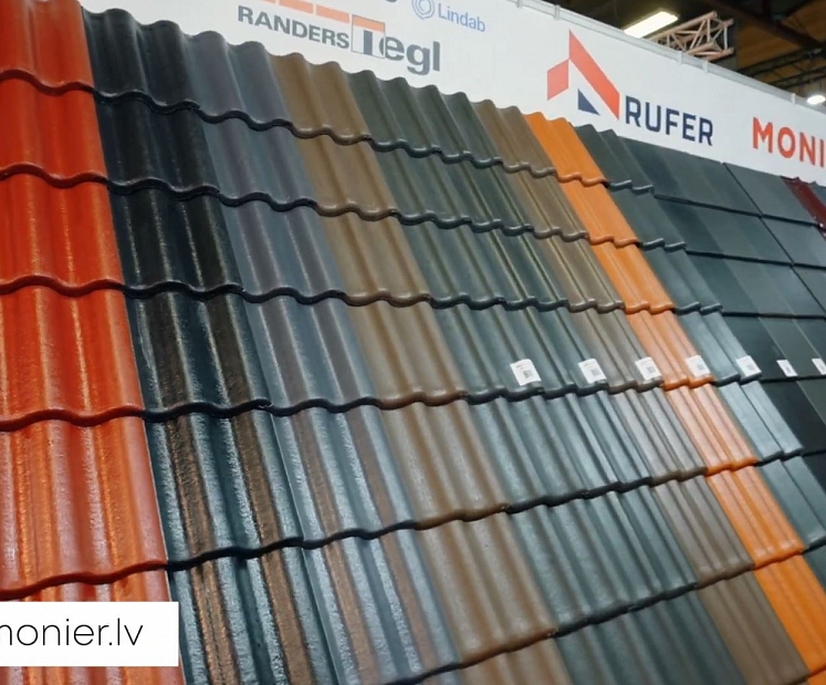 Monier dakstiņu jumti: Pielaiko telpu, māju, dārzu