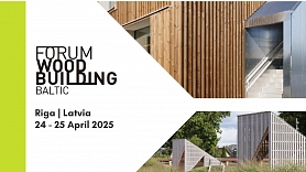 24. un 25. aprīlī norisināsies Baltijas koka būvniecības forums 2025