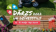 6. maijā notiks starptautiskā dārzkopības izstāde “Dārzs un dzīvesstils 2022”