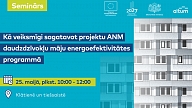 Ekonomikas ministrija un ALTUM aicina uz semināru par daudzdzīvokļu māju energoefektivitātes programmu