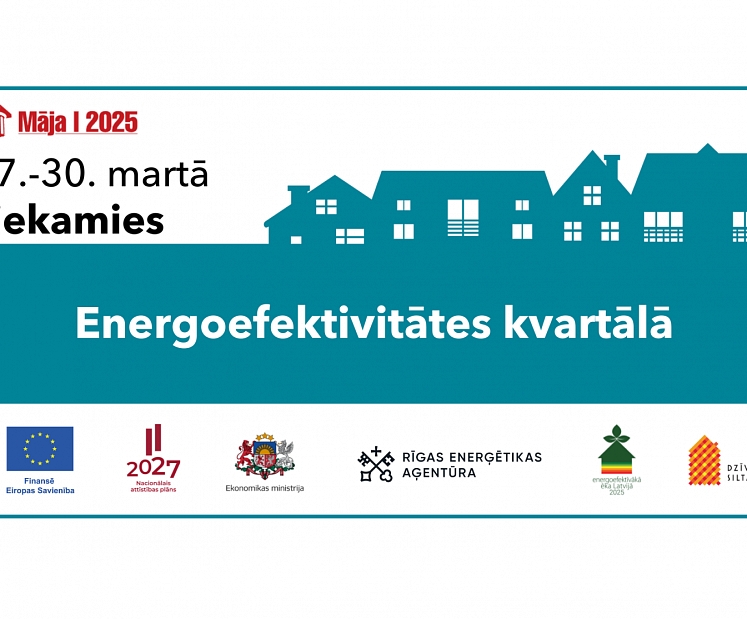 EM aicina uz Energoefektivitātes kvartālu izstādē “Māja I 2025”