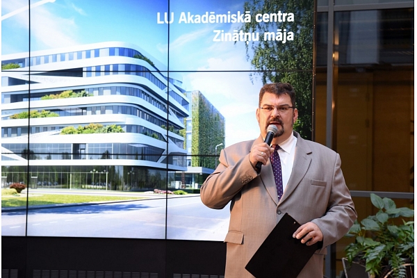 Latvijas Universitātes Zinātņu mājā pabeigti apjomīgākie būvdarbi