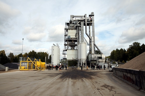 "Binders" asfaltbetona rūpnīcā jūlijā saražota miljonā tonna asfalta