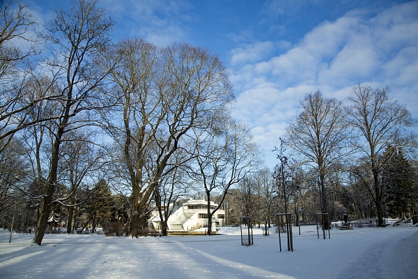 Par 150 278 eiro labiekārtots parks pie Kandavas Kārļa Mīlenbaha vidusskolas