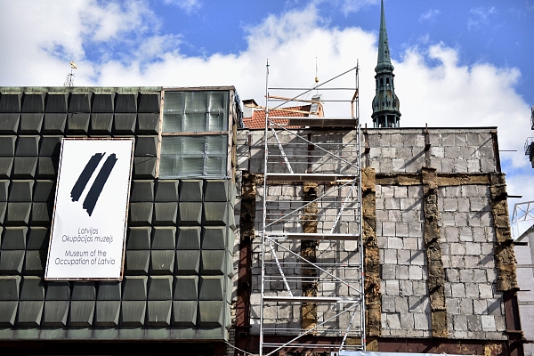Okupācijas muzeja pārbūvei pabeigti demontāžas darbi