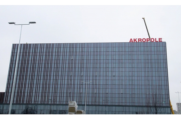 Tirdzniecības centru "Akropole" Rīgā atklās aprīļa sākumā