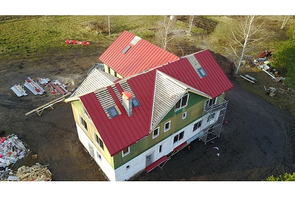 Jumta darbi: jumtu labošana, jumtu būvniecība un rekonstrukcija