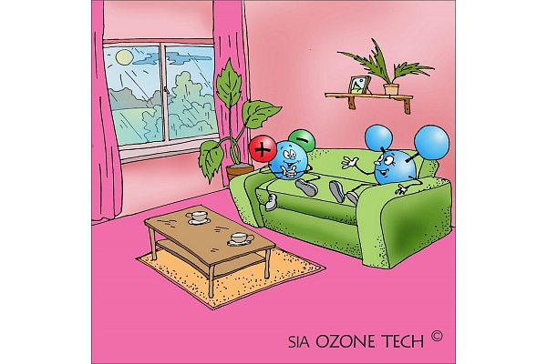 Ozons un jons tavā mājsaimniecībā