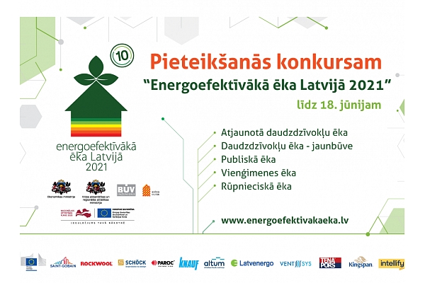 Izsludināts konkurss "Energoefektīvākā ēka Latvijā 2021"