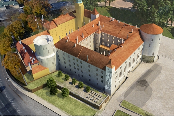 VNĪ: Rīgas pils kastelas daļas pārbūves gaitā atrasta ap 600 gadu sena krāsns