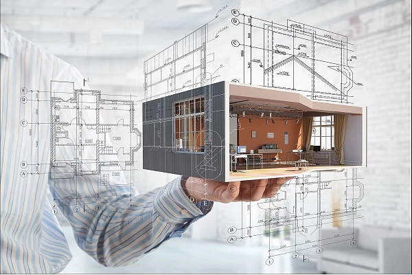 Virtuālā tūre ar nekustamā īpašuma plānojumu – arhitektiem, dizaineriem, būvniekiem