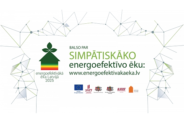 Aicina balsot par šā gada simpātiskāko energoefektīvāko ēku 