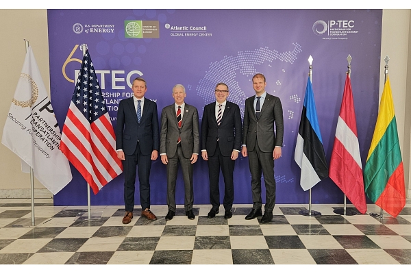 Aizvadīta trīs Baltijas valstu enerģētikas ministru tikšanās ar ASV enerģētikas valsts sekretāru 