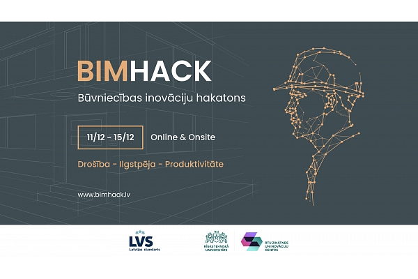 Otro gadu RTU notiks būvniecības inovāciju hakatons «BIMHack»