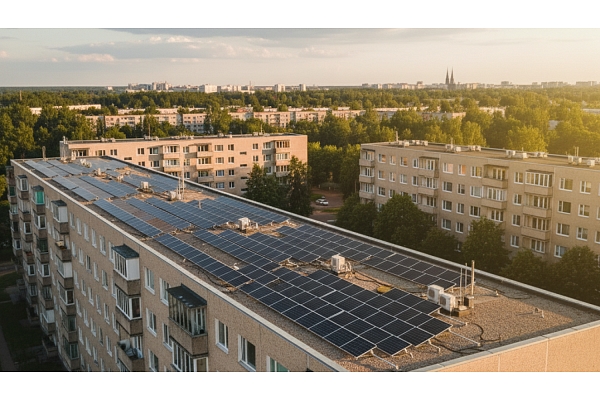 Drīzumā tiks apstiprināta jauna atbalsta programma videi draudzīgu enerģiju ražojošu tehnoloģiju iegādei, tostarp daudzdzīvokļu namu īpašniekiem