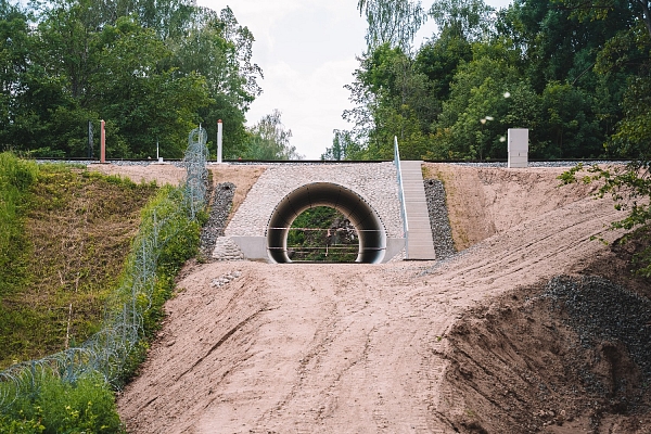 VNĪ: Ekspluatācijā nodots pirmais infrastruktūras objekts uz Latvijas – Baltkrievijas robežas
