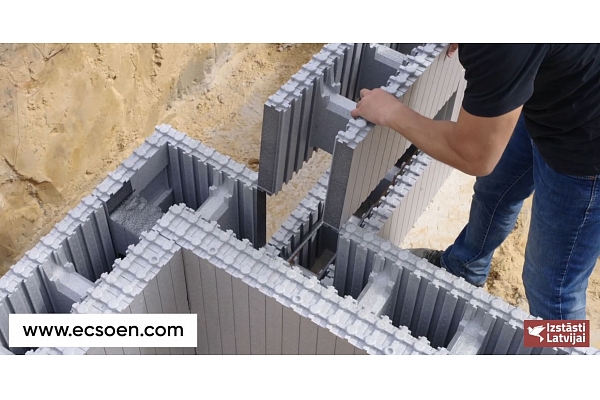 SIA Ecsoen – ICF ēkām: Pielaiko telpu, māju, dārzu