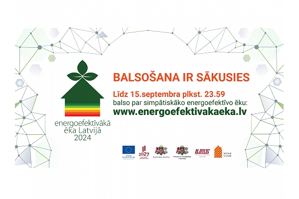 Aicina balsot par šā gada simpātiskāko energoefektīvāko ēku