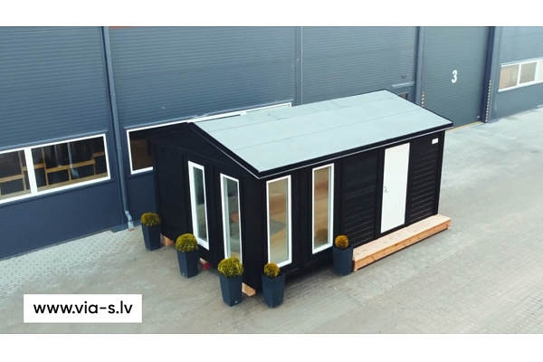 "VIA-S modular houses”: Pielaiko telpu, māju, dārzu