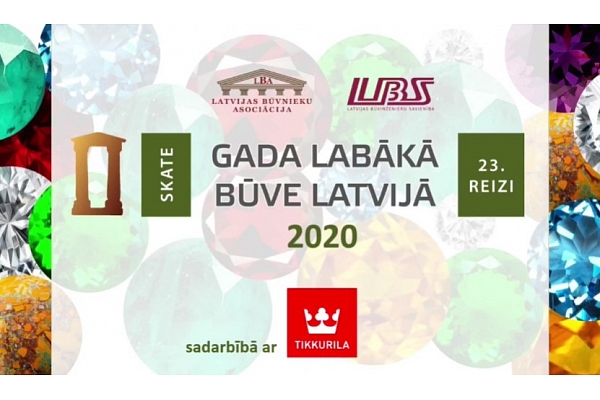 Skates "Gada labākā būve Latvijā 2020" rezultāti paziņoti (FOTO)