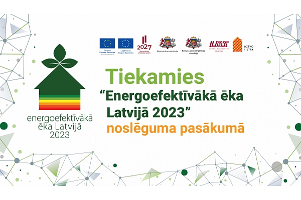 Konkursa “Energoefektīvākā ēka Latvijā 2023” laureātus godinās 21. septembrī