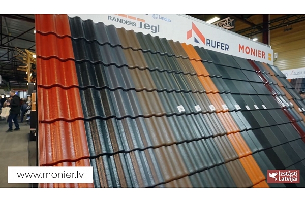 Monier dakstiņu jumti: Pielaiko telpu, māju, dārzu