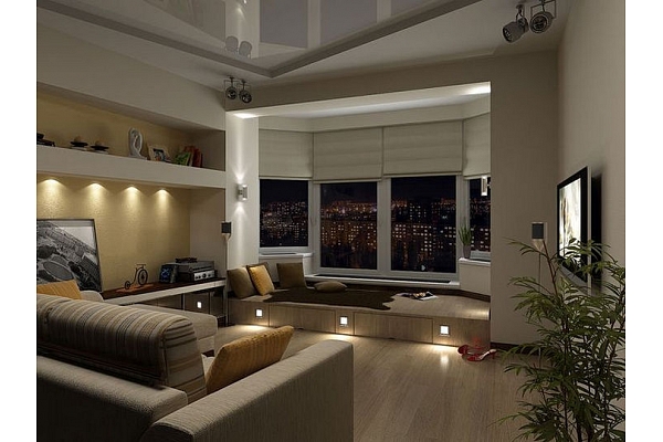 Lodžijas vai balkona apvienošana ar dzīvojamām telpām