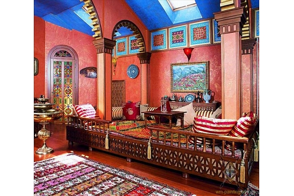 Marokāņu stils mājokļa interjerā