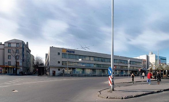 Stacijas laukumā pasta ēkas vietā būs sešstāvu darījumu komplekss