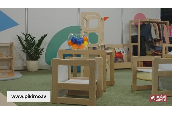 "Pikimo" mēbeles bērniem: Pielaiko telpu, māju, dārzu