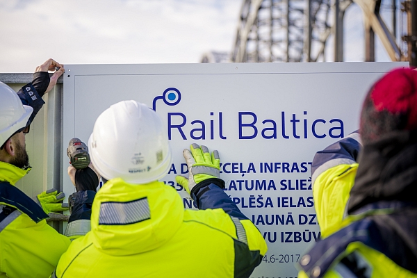 Ekspluatācijā nodota pirmā Rail Baltica Rīgas Centrālā mezgla daļa