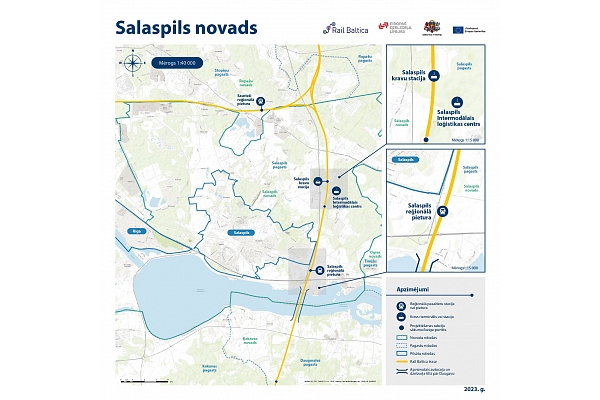 Rail Baltica Salaspils Intermodālā loģistikas centra projektēšanā saņemtas visas būvatļaujas