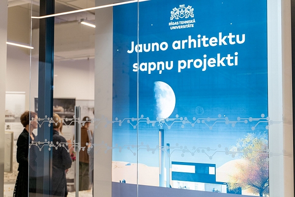 RTU tirdzniecības centrā "Origo" izstāda jauno arhitektu sapņu projektus