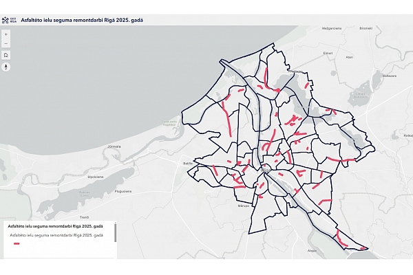 Rīgas dome atvēlēs 3,4 miljonus eiro seguma atjaunošanai 11 ielu posmos