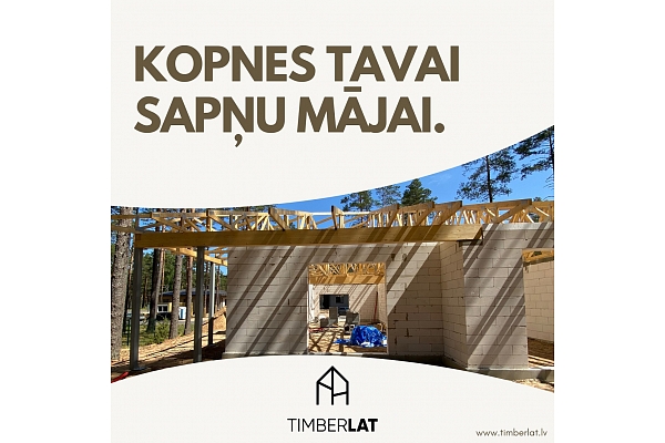 TimberLAT jumta kopnes