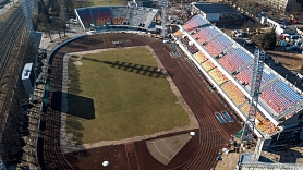 Daugavas stadionā pabeigti apjomīgākie būvdarbi