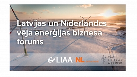 Notiks Latvijas un Nīderlandes vēja enerģijas biznesa forums