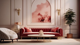 Sarkanās krāsas spēks interjerā: kā to izmantot modernās un klasiskās telpās
