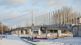 Austrumu maģistrāles būvniecība turpinās arī ziemā; darbus plānots pabeigt šogad